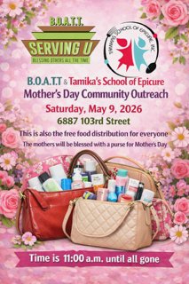 Mother's Day Community Outreach Flyer